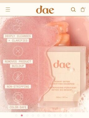 dae Desert Detox Clarifying Shampoo 10oz! (300ml)